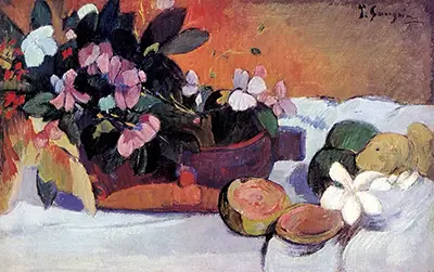 Flowers in a Bowl Paul Gauguin